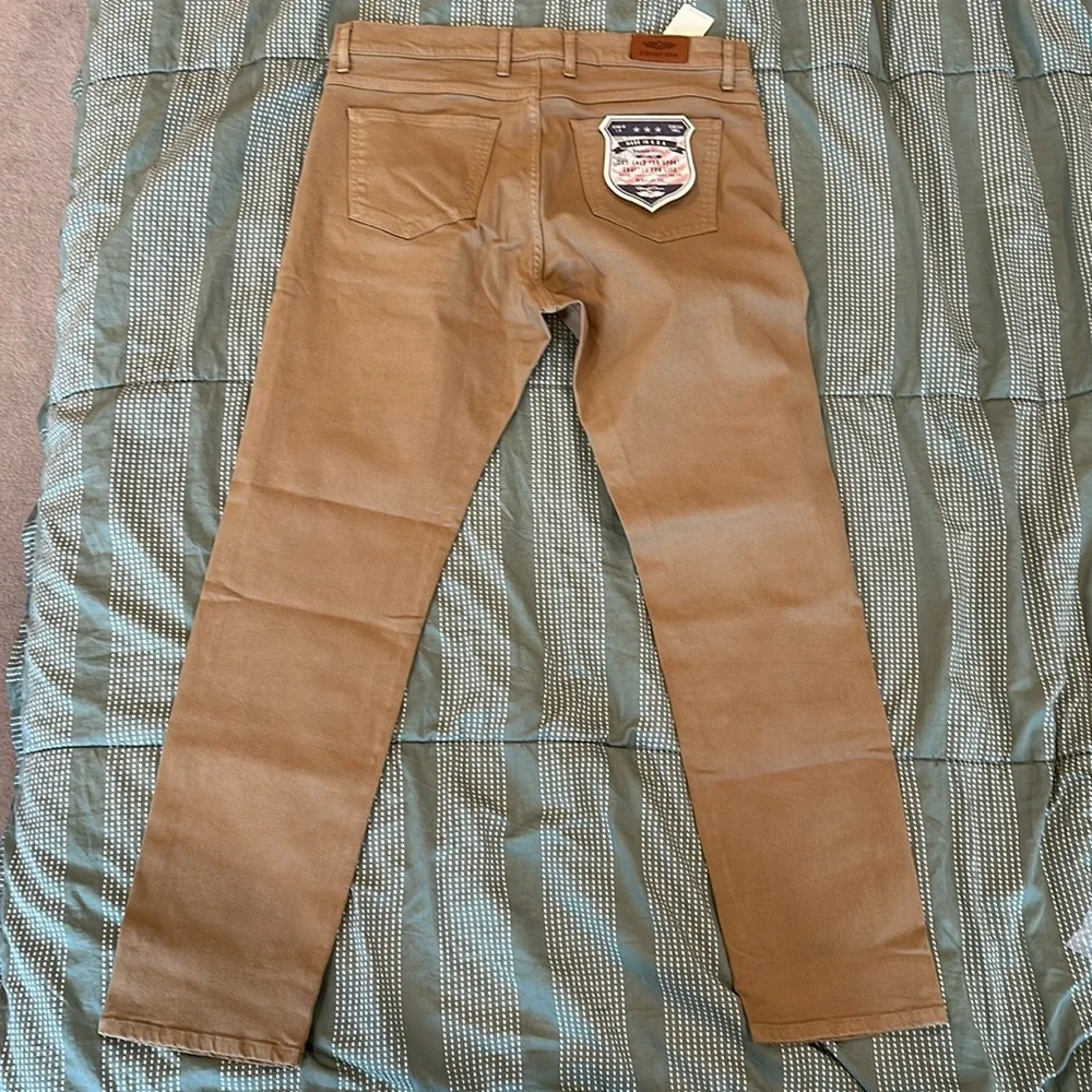 Straight Down Men's Henderson 5-Pocket Pant - Bronze 
34x32 - Picture 7 of 7